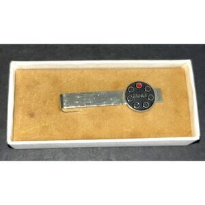 Vintage CAS GAU-8 Rotary Cannon Tie Clip Gun Barrel Revolver Cylinder Style Box